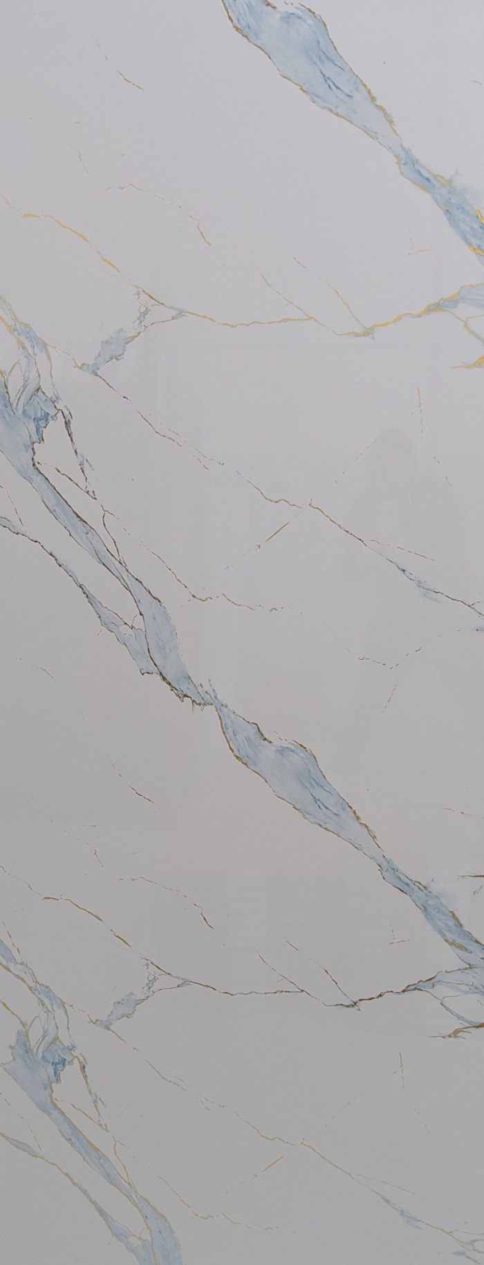 Baby Blue Marble 1m Wide Wall Panel (Gloss) - Image 2