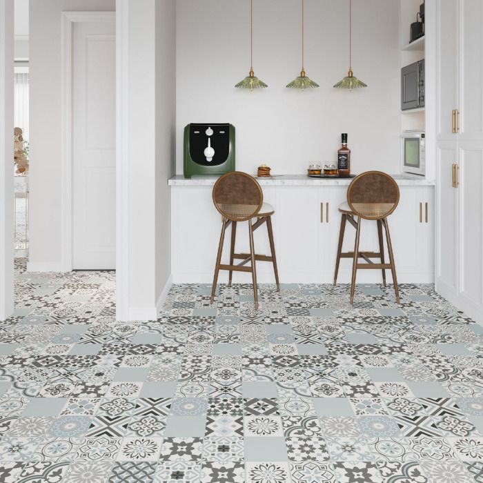 Corfu Mosaic Tiles SPC Flooring 1.49m2 - Image 3