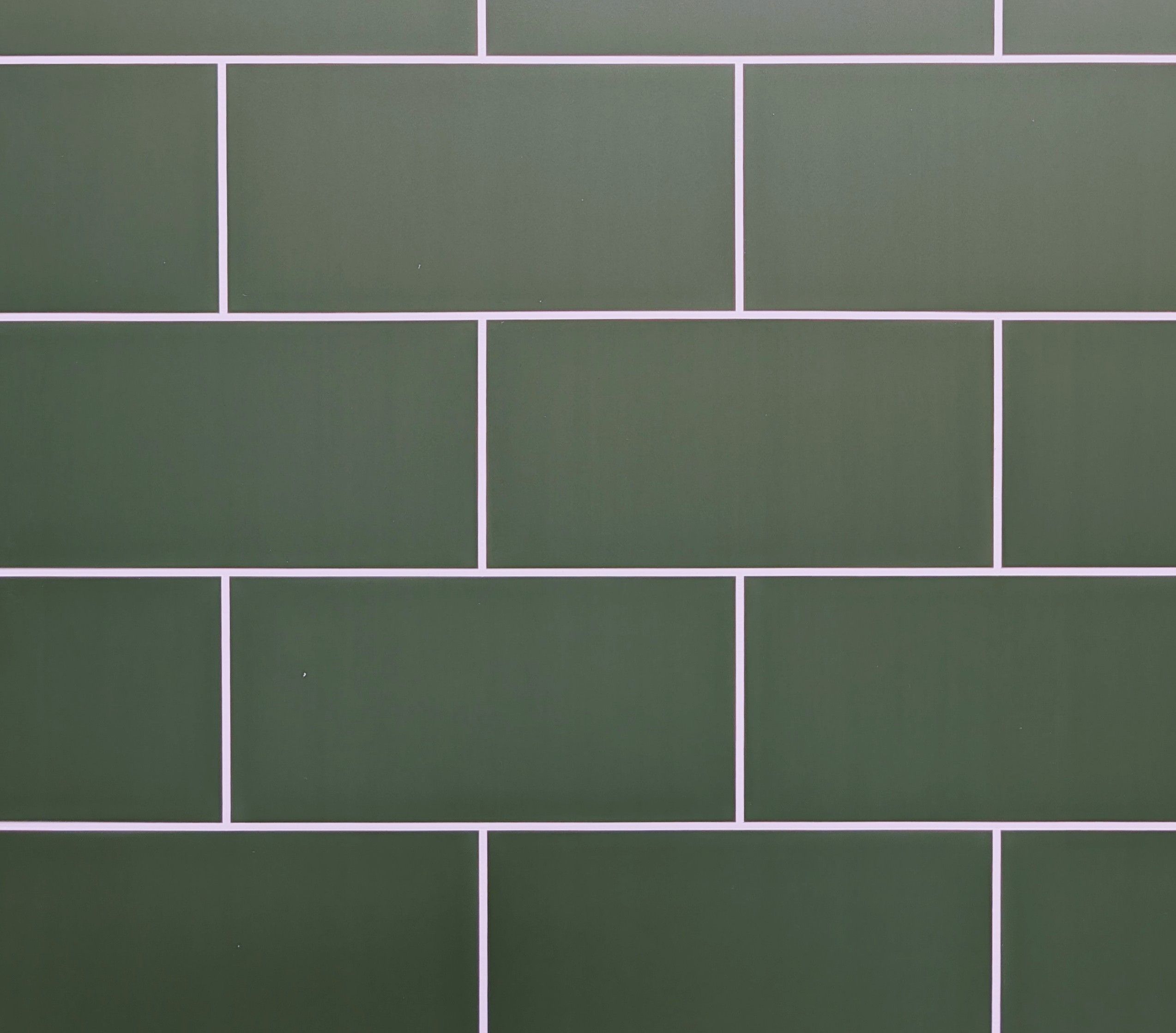 London Dark Green Tile 60cm Panel (Matt) - Image 3