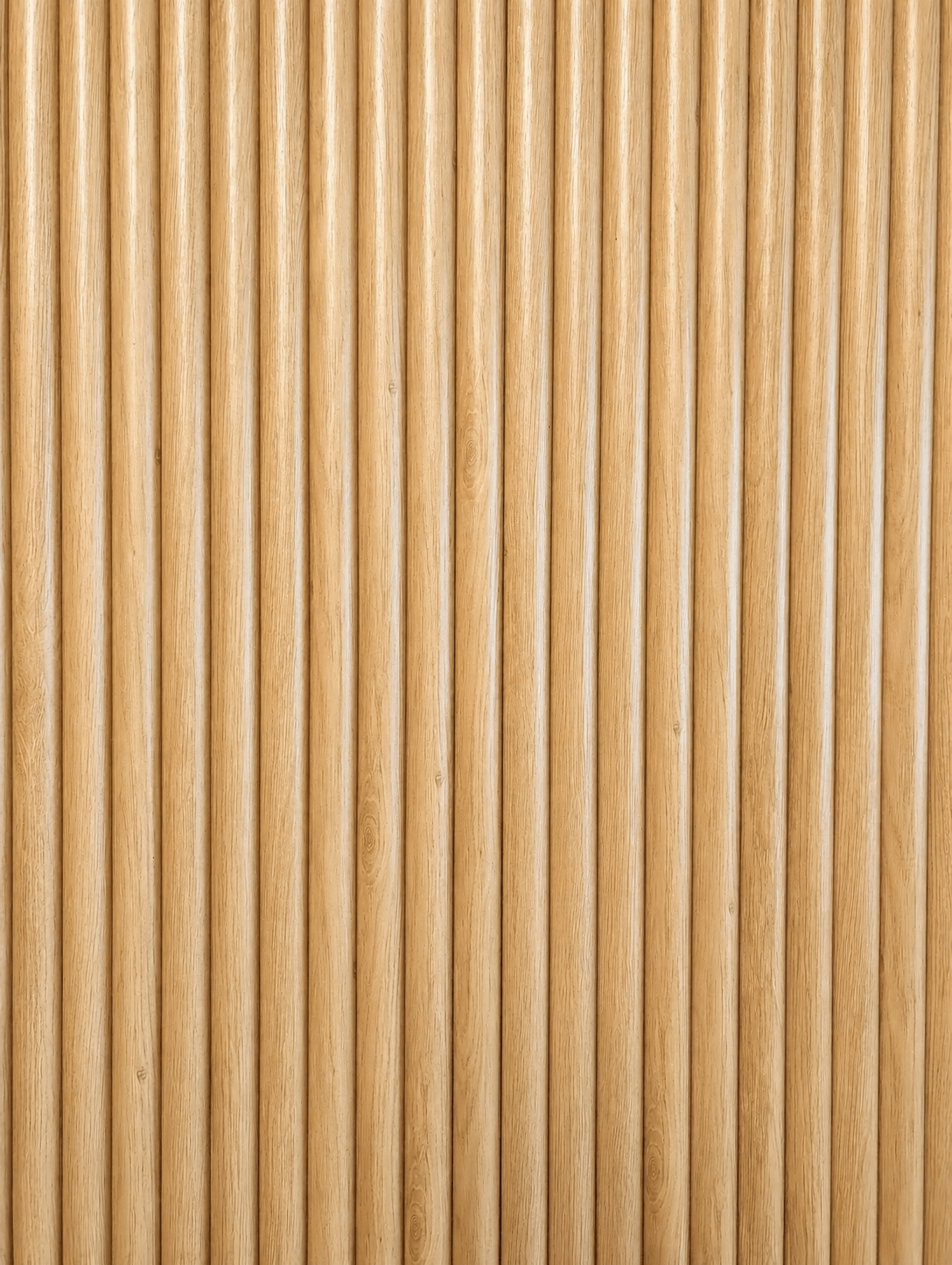 Veneer Plus Flexible Rounded MDF Slat Panel- White Oak - Image 2