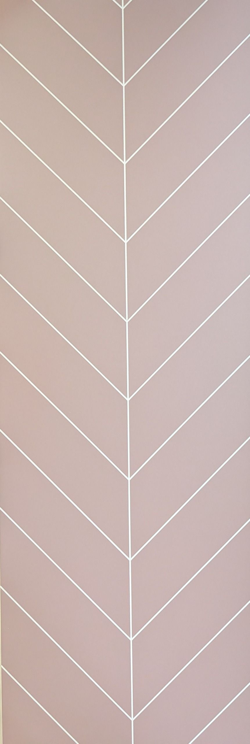 Pink Chevron Tile 50cm Wall Panel (Matt) - Image 2